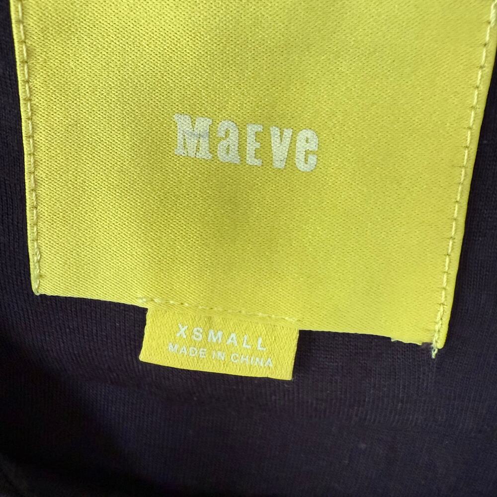 Maeve Anthropologie texture  sheath dress black size XS - Picture 2 of 9